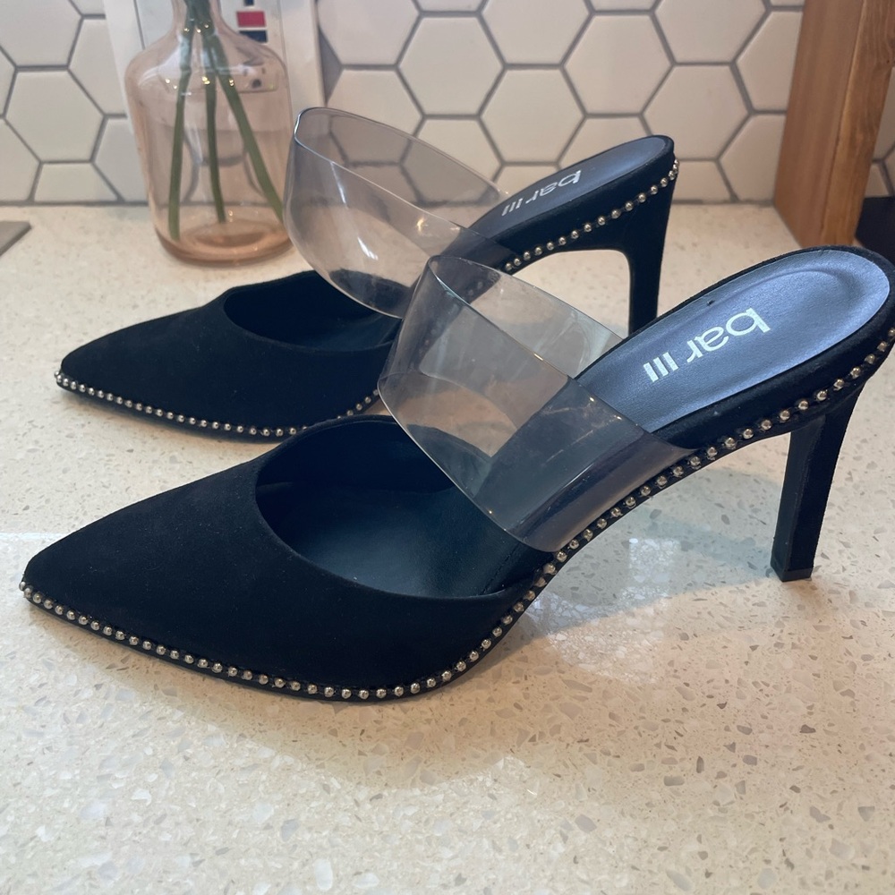 Bar III Brielle Heeled Mule Pumps